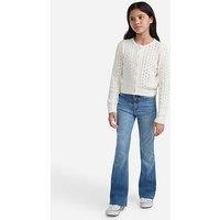 Abercrombie & Fitch Girls High Rise Flare Jeans - Blue