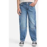 Abercrombie & Fitch Girls High Rise Balloon Jeans - Blue