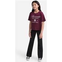 Abercrombie & Fitch Girls Crest Boxy Short Sleeve T-Shirt - Red