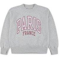 Abercrombie & Fitch Girls I Heart Paris Sweatshirt - Grey