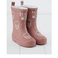 Grass & Air Infant/Junior Colour-Revealing Winter Wellies - Pink