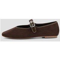 The Very Collection Ballet Flat Shoe - Brown