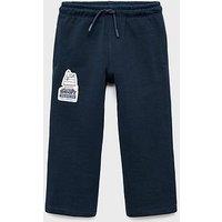 Mango Younger Boys Snoopy Co-Ord Joggers - Navy