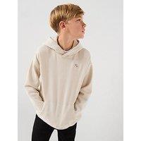 Abercrombie & Fitch Boys Essentials Fleece Hoodie - Beige