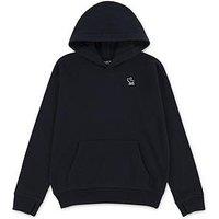 Abercrombie & Fitch Boys Essentials Fleece Hoodie - Black