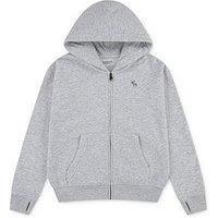 Abercrombie & Fitch Boys Essentials Full Zip Hoodie - Grey
