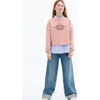 Mango Girls Book Club Sweat - Pink