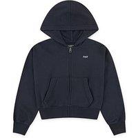 Abercrombie & Fitch Girls Essential Full Zip Hoodie - Black