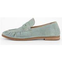 The Very Collection Real Suede Loafer Shoe - Blue