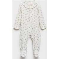 Mango Baby Girls Sleepsuit - Light Cream