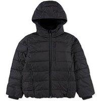 Abercrombie & Fitch Boys Midweight Padded Jacket - Black