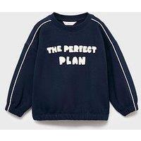 Mango Younger Boys Perfect Plan Co-Ord Sweat - Navy