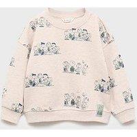 Mango Younger Boys Snoopy Sweat - Beige