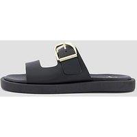 The Very Collection Wide Fit Comfort Sandal - Black
