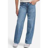 Abercrombie & Fitch Girls Low Rise Baggy Jeans - Blue