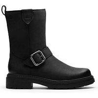 Clarks Orinoco3 Bay Leather Calf Boots - Black