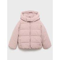 Mango Girls Padded Coat - Pink