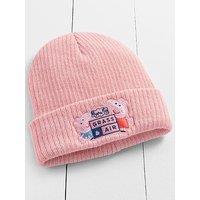 Grass & Air Infant/ Junior Peppa Pig Lined Beanie - Pink