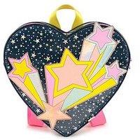 Billieblush Girls Small Heart Backpack - Navy
