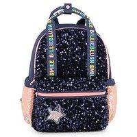Billieblush Girls Sequin Backpack - Navy