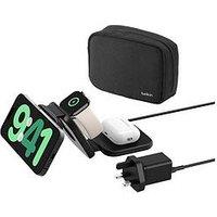 Belkin Boost Charge Pro 3 In 1 Folding Travel Wireless Charging Pad With Qi2 Magnetic 15W