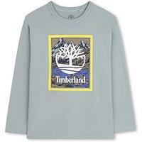 Timberland Boys Long Sleeve T-Shirt - Green