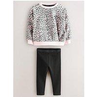 Smallsaints Girls Sweat Top Set - Pink