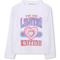 Billieblush Girls Long Sleeve T-Shirt - White