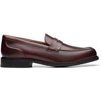 Clarks Craft Arlo Lo Leather Loafers - Brown