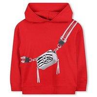 Marc Jacobs Girls Snapshot Bag Hoodie - Red
