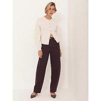 Mint Velvet Burgundy Barrel Jean