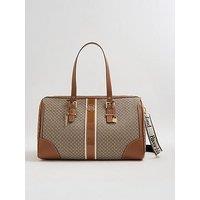 River Island Monogram Charm Holdall - Beige