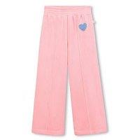 Billieblush Girls Velour Wide Leg Pants - Pink