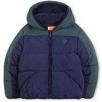 Timberland Boys Colour Block Padded Jacket - Blue