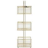 Interiors By Premier Dara Gold Rectangular Storage Caddy