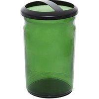 Interiors By Premier Allegra Kiara Green Glass Toothbrush Holder