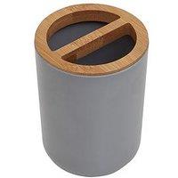 Interiors By Premier Canyon Grey Toothbrush Holder