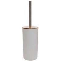 Interiors By Premier Canyon White Toilet Brush Holder