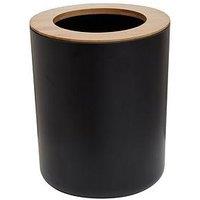 Interiors By Premier Canyon Black Dust Bin