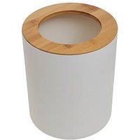 Interiors By Premier Canyon White Dust Bin