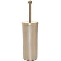 Interiors By Premier Allegra Champagne Finish Toilet Brush