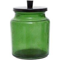 Interiors By Premier Allegra Kiara Green Glass Bathroom Jar