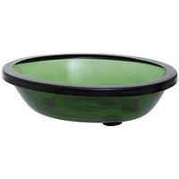Interiors By Premier Allegra Kiara Green Glass Soap Dish