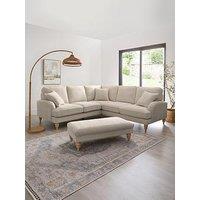 Michelle Keegan Home Hepburn Fabric Corner Group Sofa + Footstool
