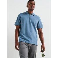 Jack & Jones Austin Short Sleeve Polo Shirt - Blue