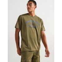 Jack & Jones Denver Graphic Short Sleeve T-Shirt - Khaki