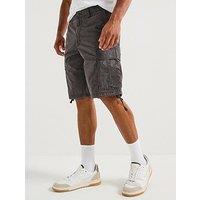 Jack & Jones Cole Frank Cargo Mid Length Shorts - Dark Grey