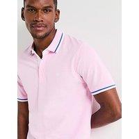 Jack & Jones Paulos Short Sleeve Polo Shirt - Pink