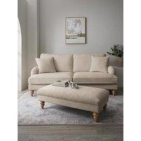Michelle Keegan Home Hepburn 3 Seater + Footstool