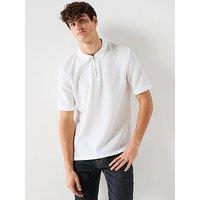 Jack & Jones Austin Short Sleeve Polo Shirt - White